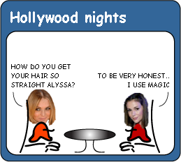 Click cartoon to read full post or to COMMENT Alyssa Milano Meets Linday Lohan cartoon